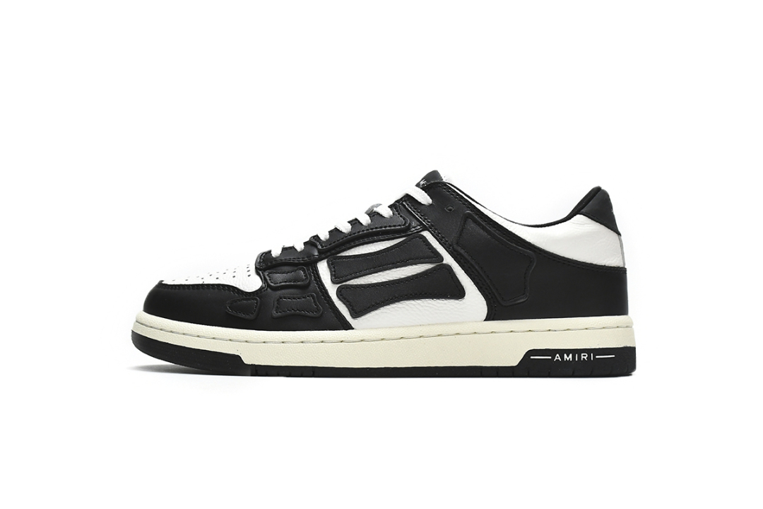 Amiri Skel Top Low Black White