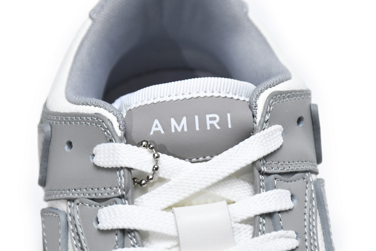 Amiri Skel Top Low White Grey