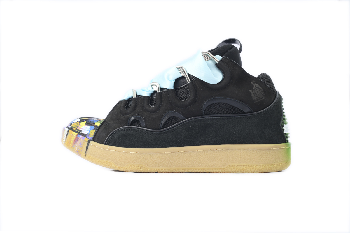 Lanvin Leather Curb x Gallery Dept Paint Drip Black Multi
