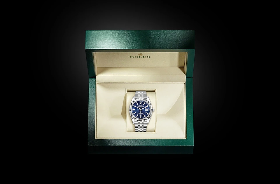 Rolex Datejust 41 Oyster-41 mm-Oystersteel White Gold Reference 126334 m126334-0032