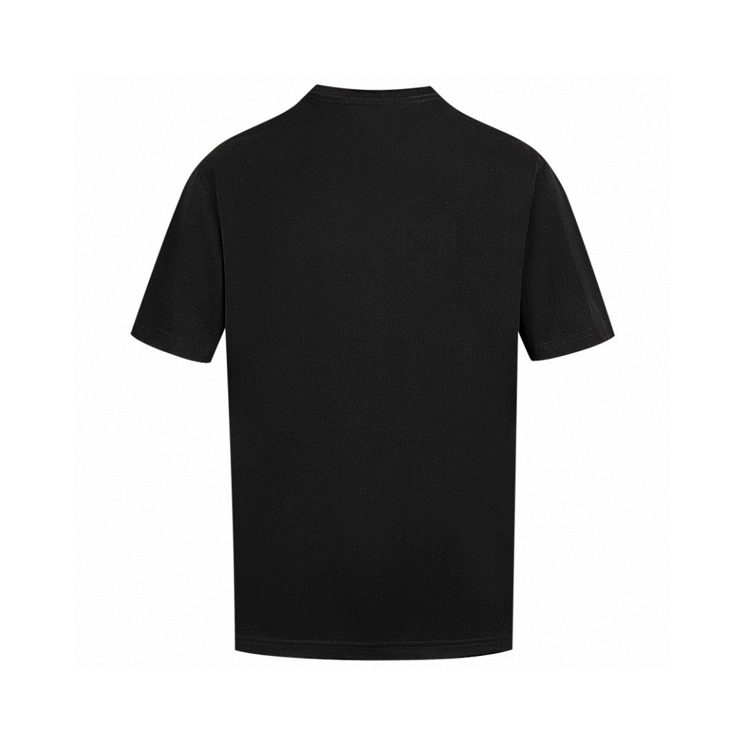 Lulu Letter Logo Laminated Three-dimensional T-shirt