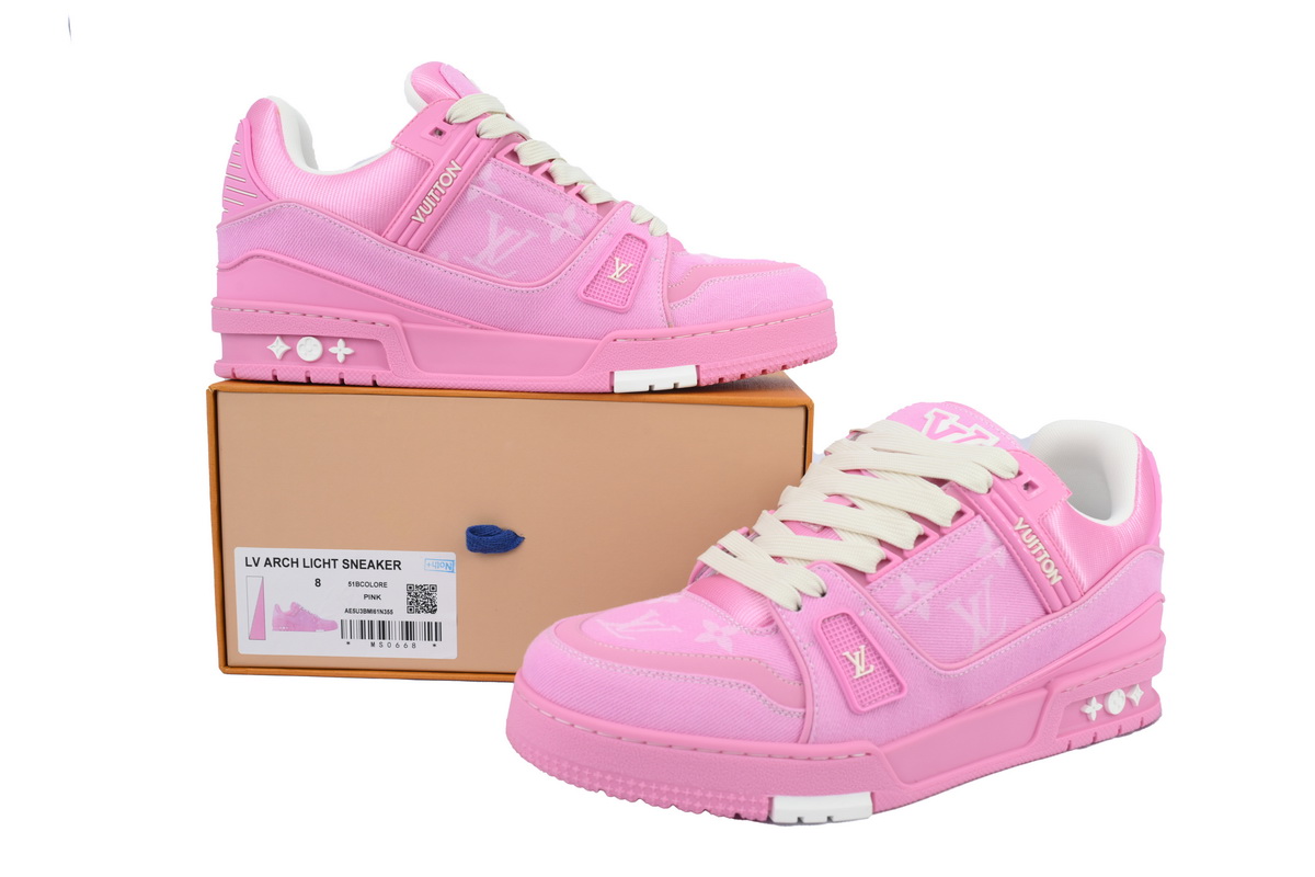 Louis Vuitton Sneaker Pink Cowboy
