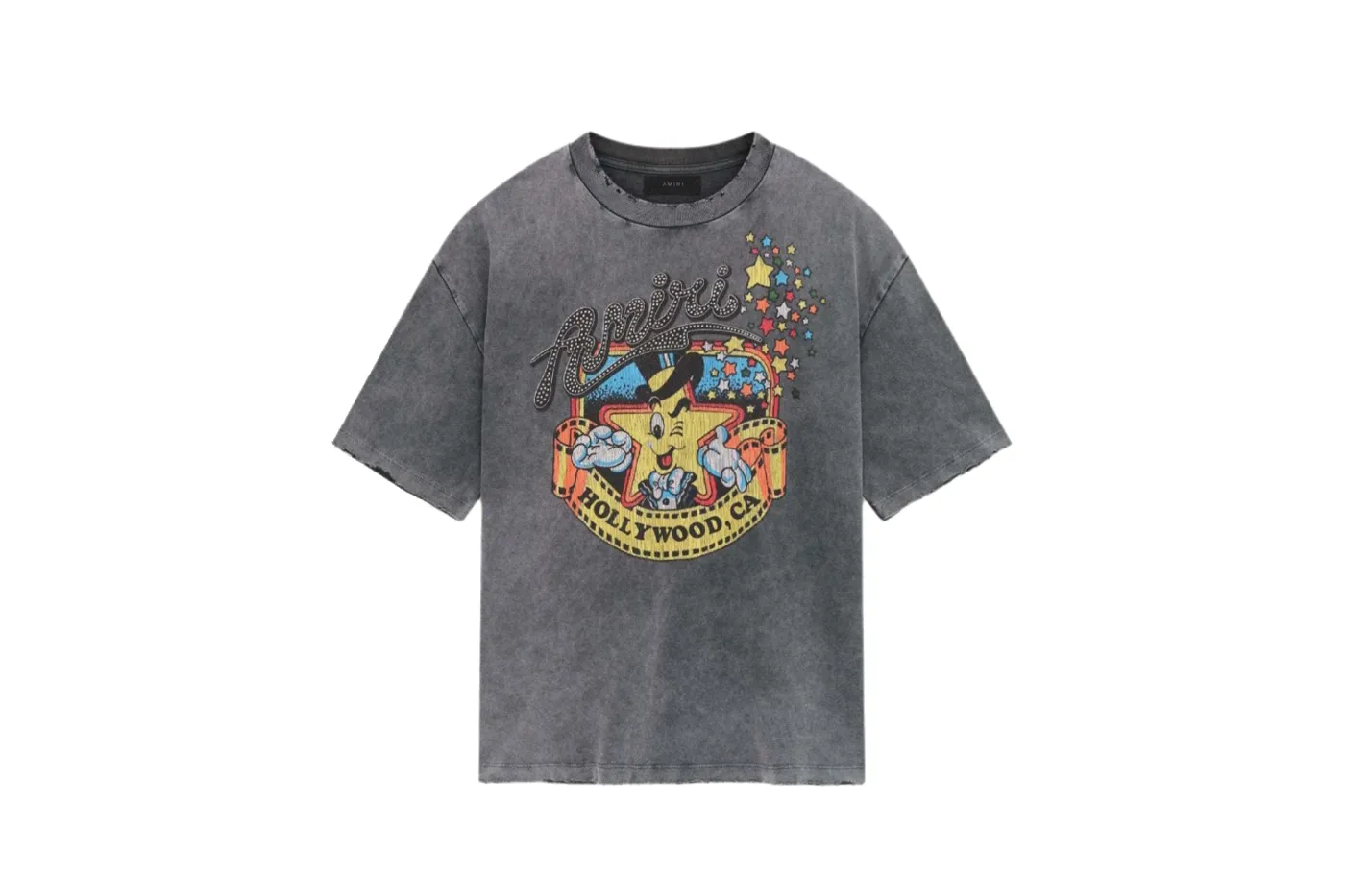 Amiri T-Shirt Mr.Hollywood Grey