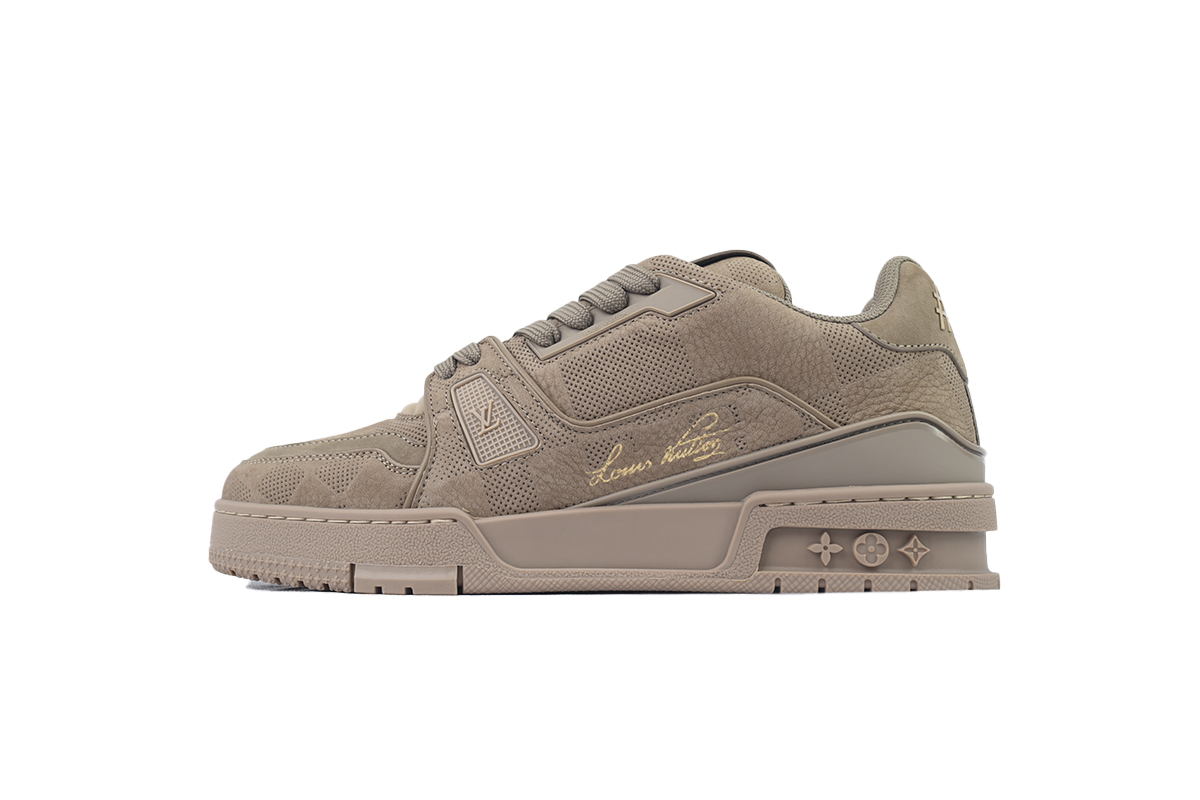Louis Vuitton Trainer Brown Small Embossing