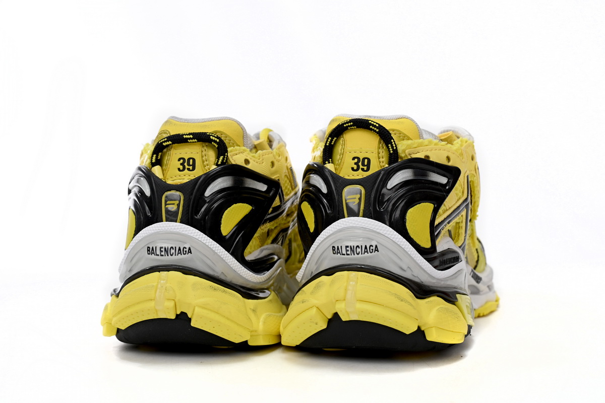 Balenciaga Runner Sneaker Black Yellow 677402 W2RD3 0510