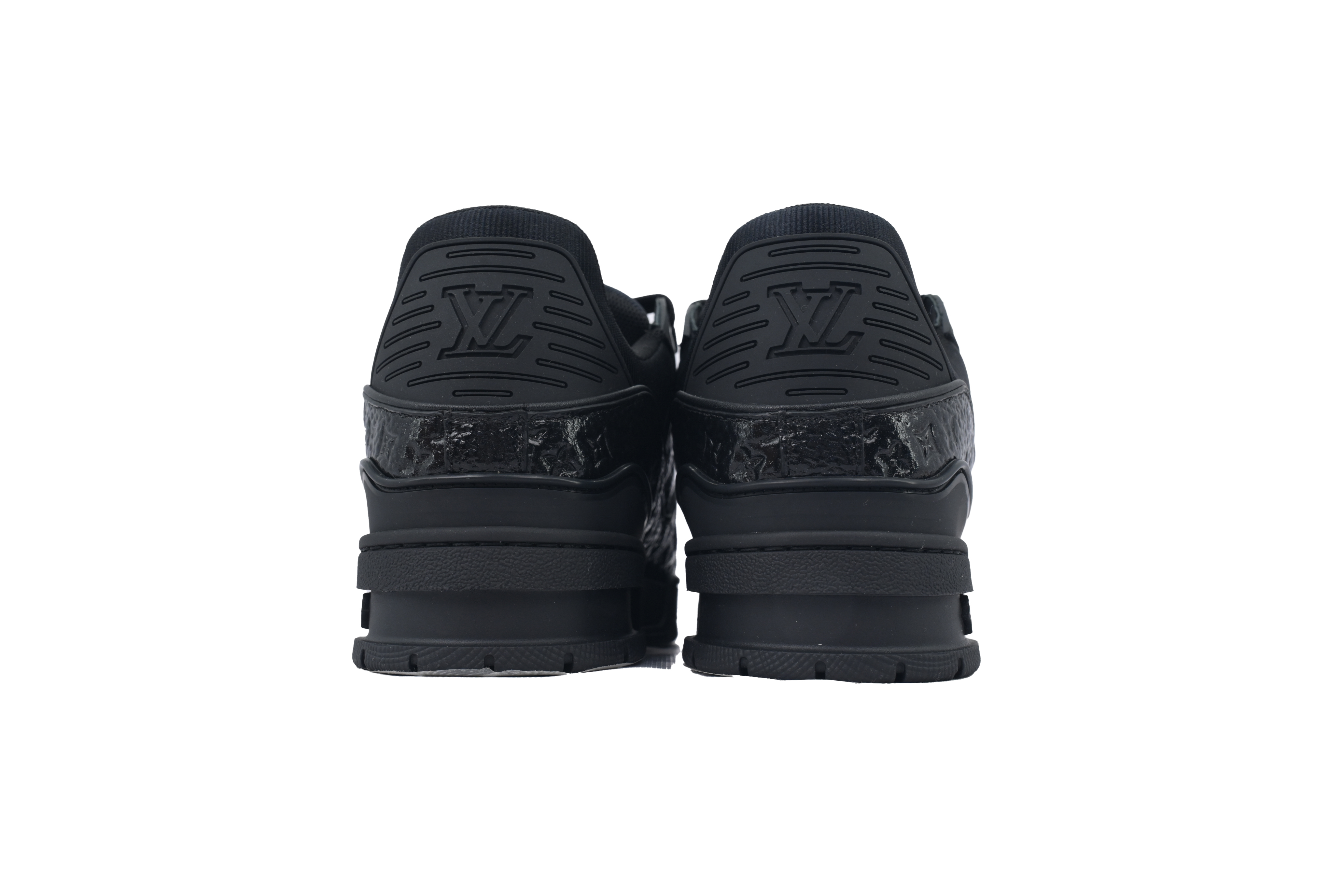 Louis Vuitton Black Lychee Patent Leather