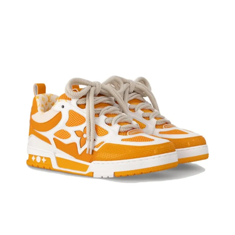 Louis Vuitton Skate Sneaker Yellow White 1ACFJZ