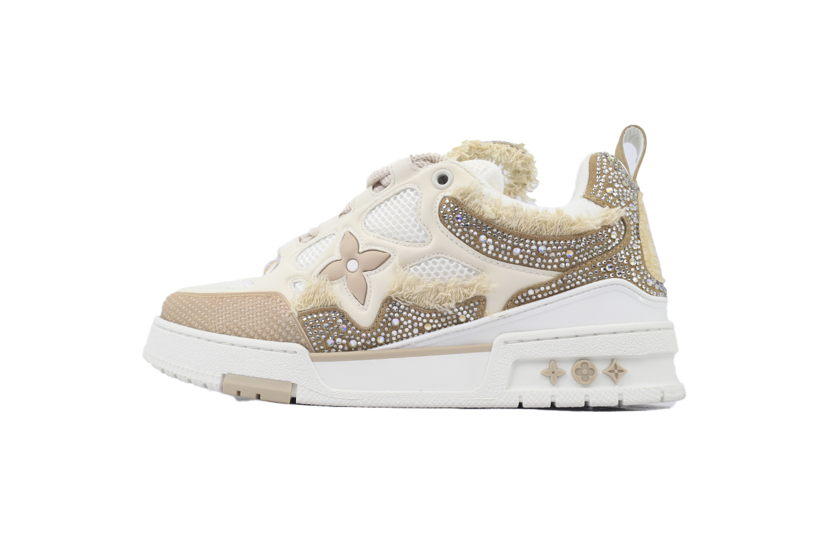 Louis Vuitton Skate LV Horse Hair Apricot Diamond