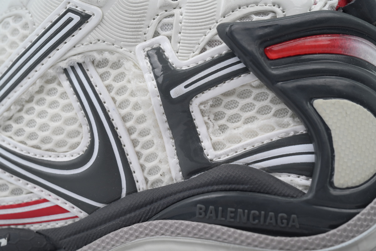 Balenciaga Runner Sneaker White Gray Black 772767 W3RNY 0509