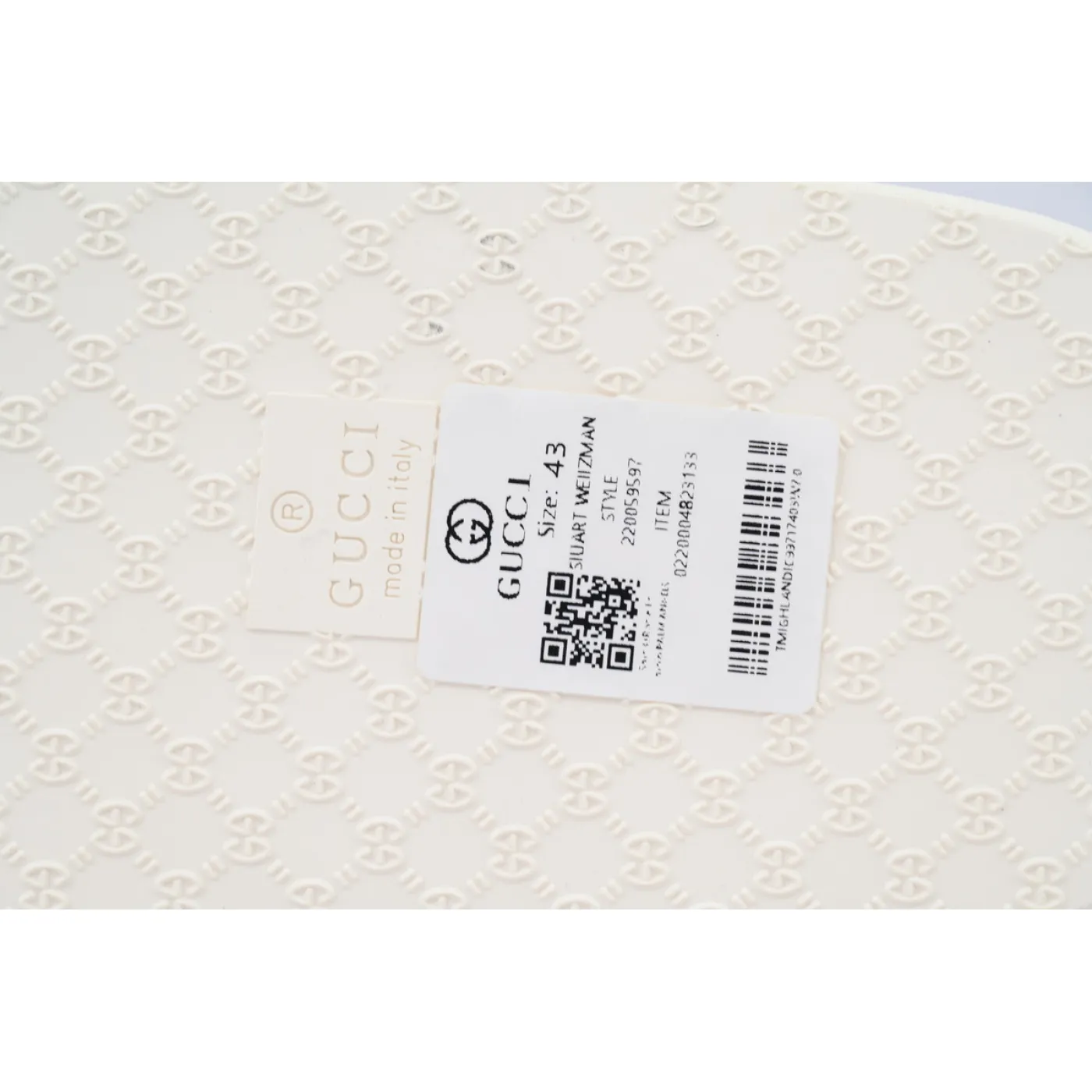 Gucci Double Gucci Rice White