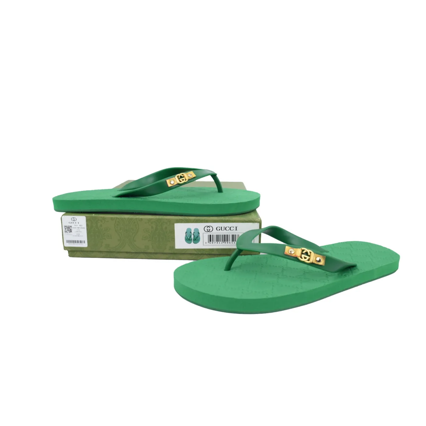 Gucci Double G Printed Green