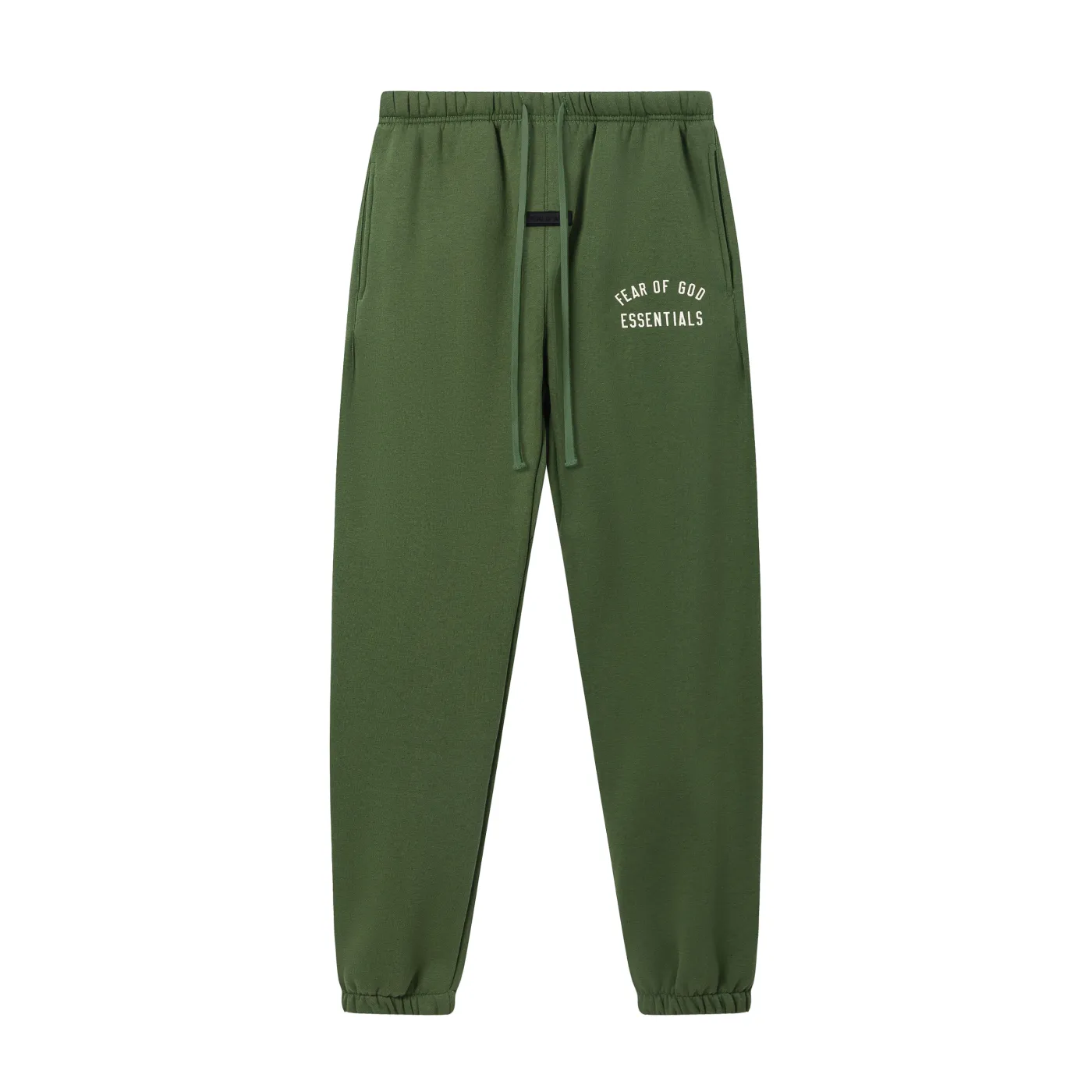 Fear of God Essentials Fleece II Hoodie Sweatpant Set Green