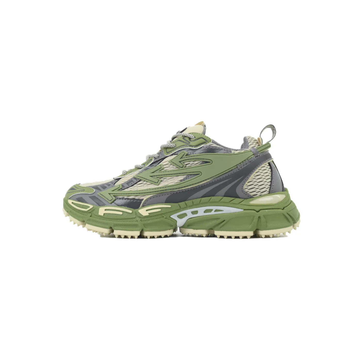 Off-White Be Right Back Military Green Grey OMIA295F24 FAB001 0038