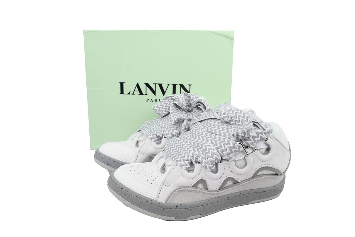 Lanvin Curb Sneaker Grey/White