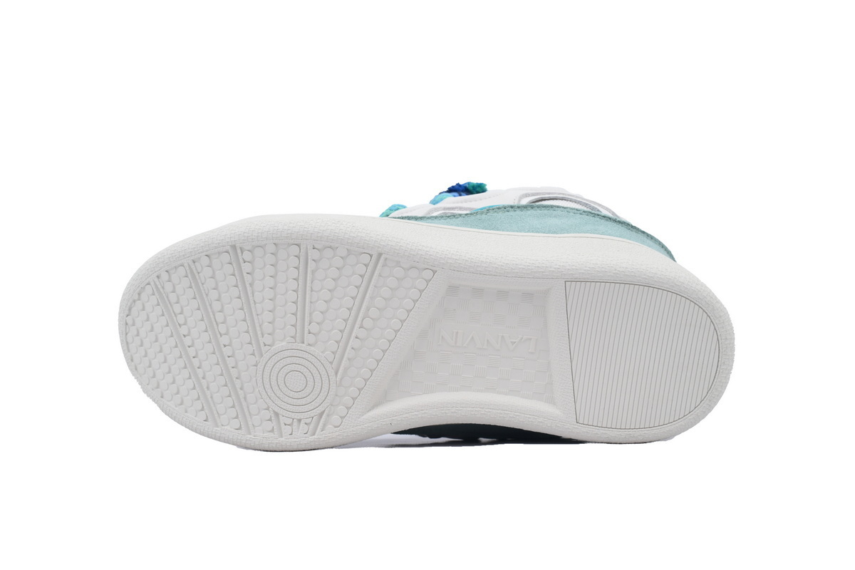 Lanvin Curb Sneaker White Blue