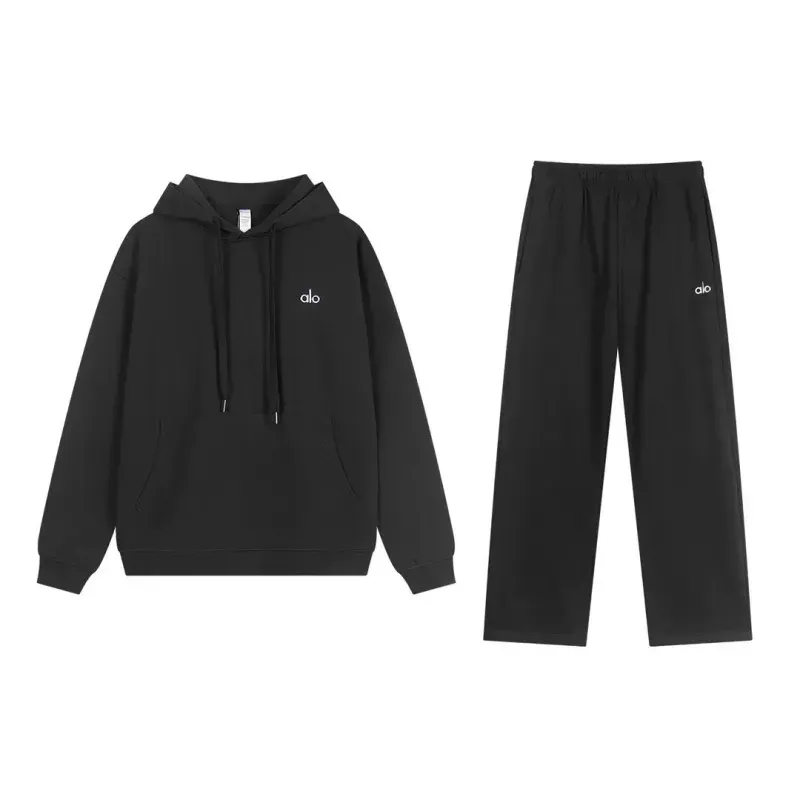 Alo Yoga Accolade Tracksuit Dark Grey