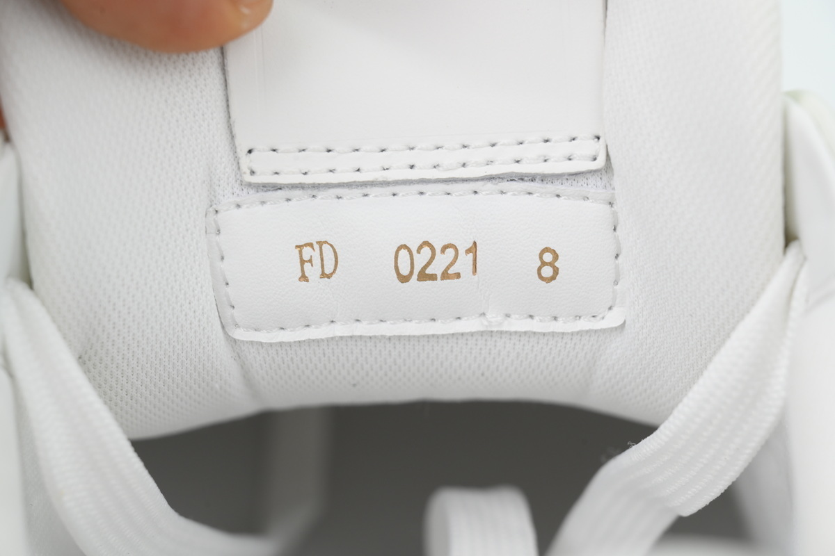 Louis Vuitton Trainer White Green Rivets