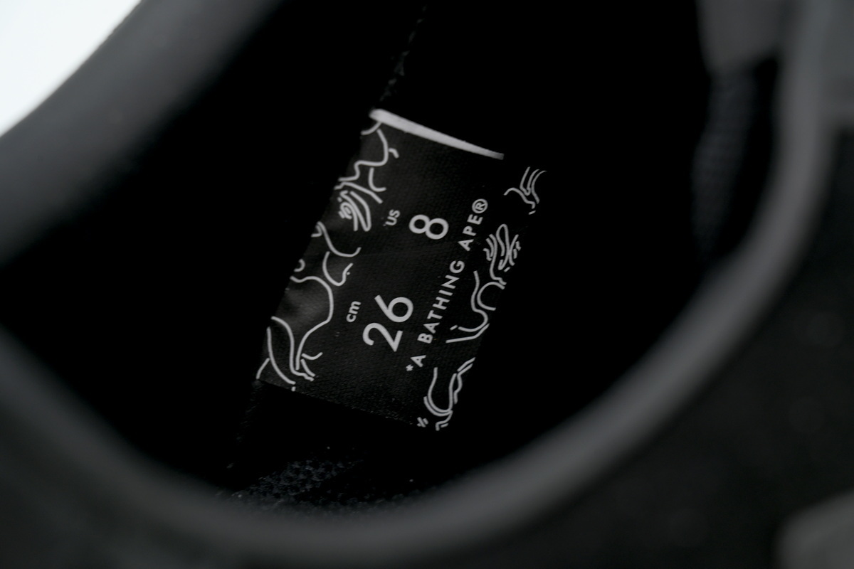A Bathing Ape Bape Black Rice 1G70-191-042