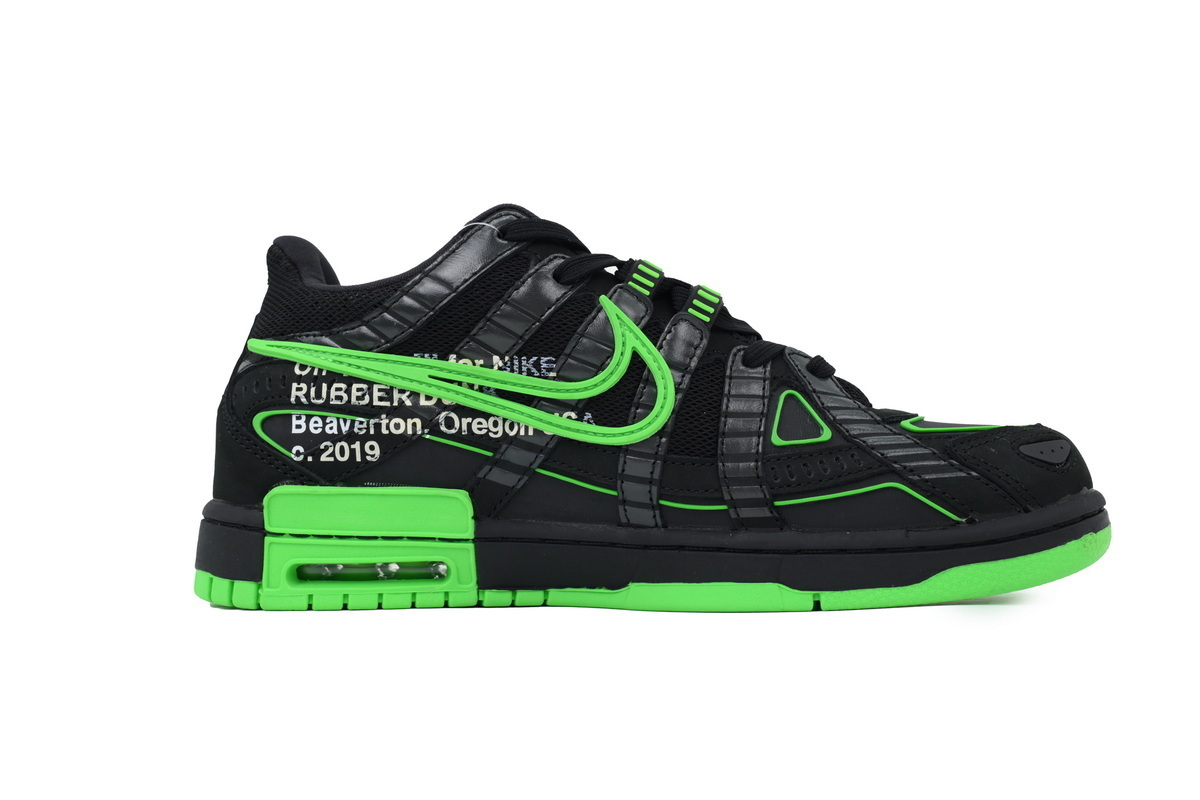 Nike Air Rubber Dunk Off-White Green Strike CU6015-001