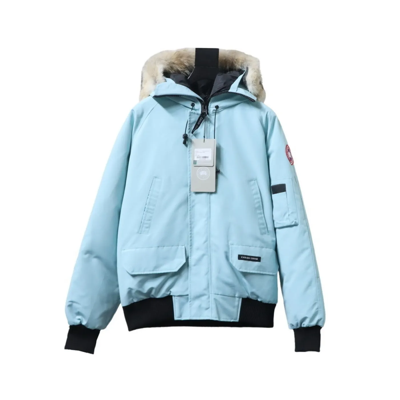 Canada Goose Chilliwack Bomber Jacket Short Down Jacket Sky Blue