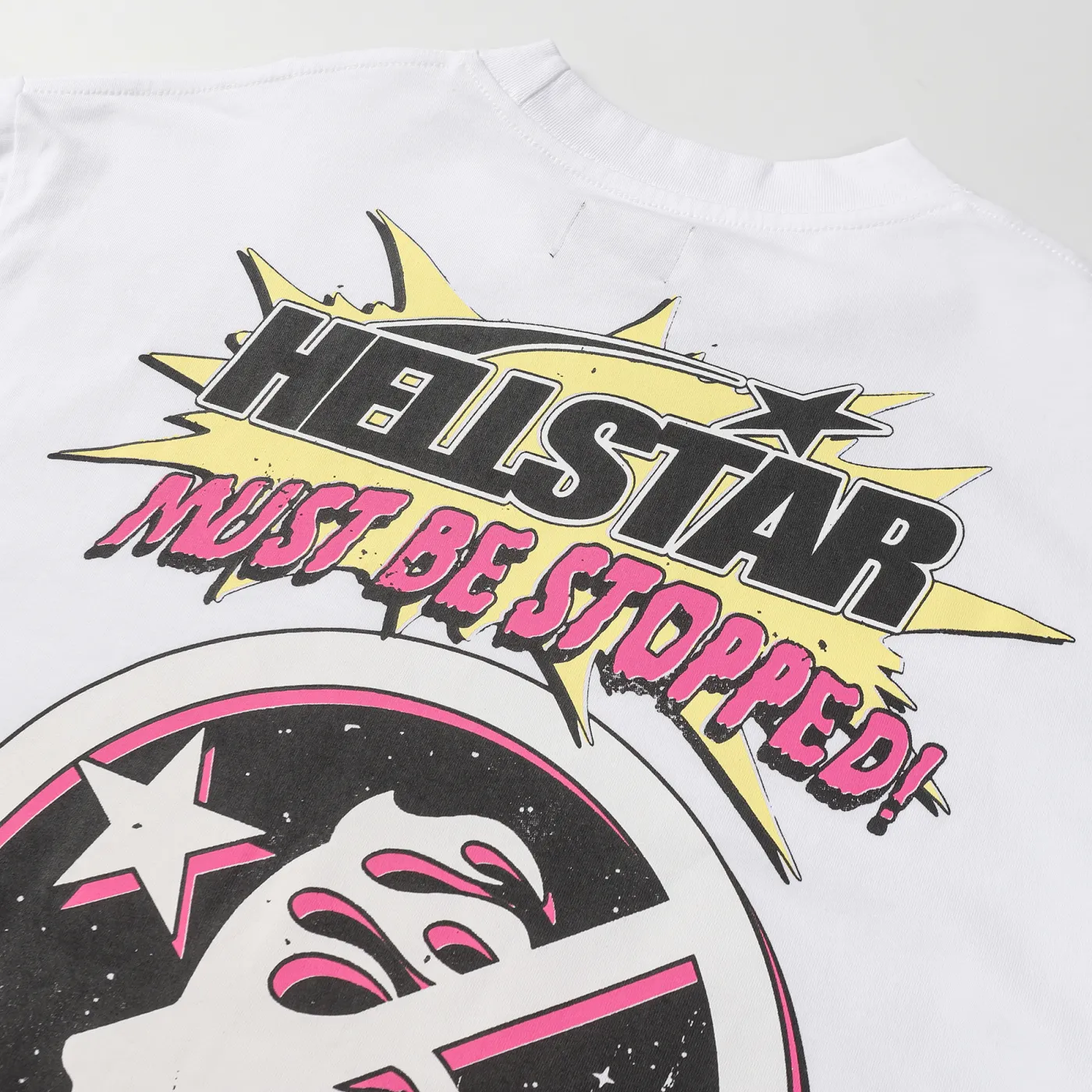 Hellstar Breaking News Long-Sleeve T-Shirt Black White