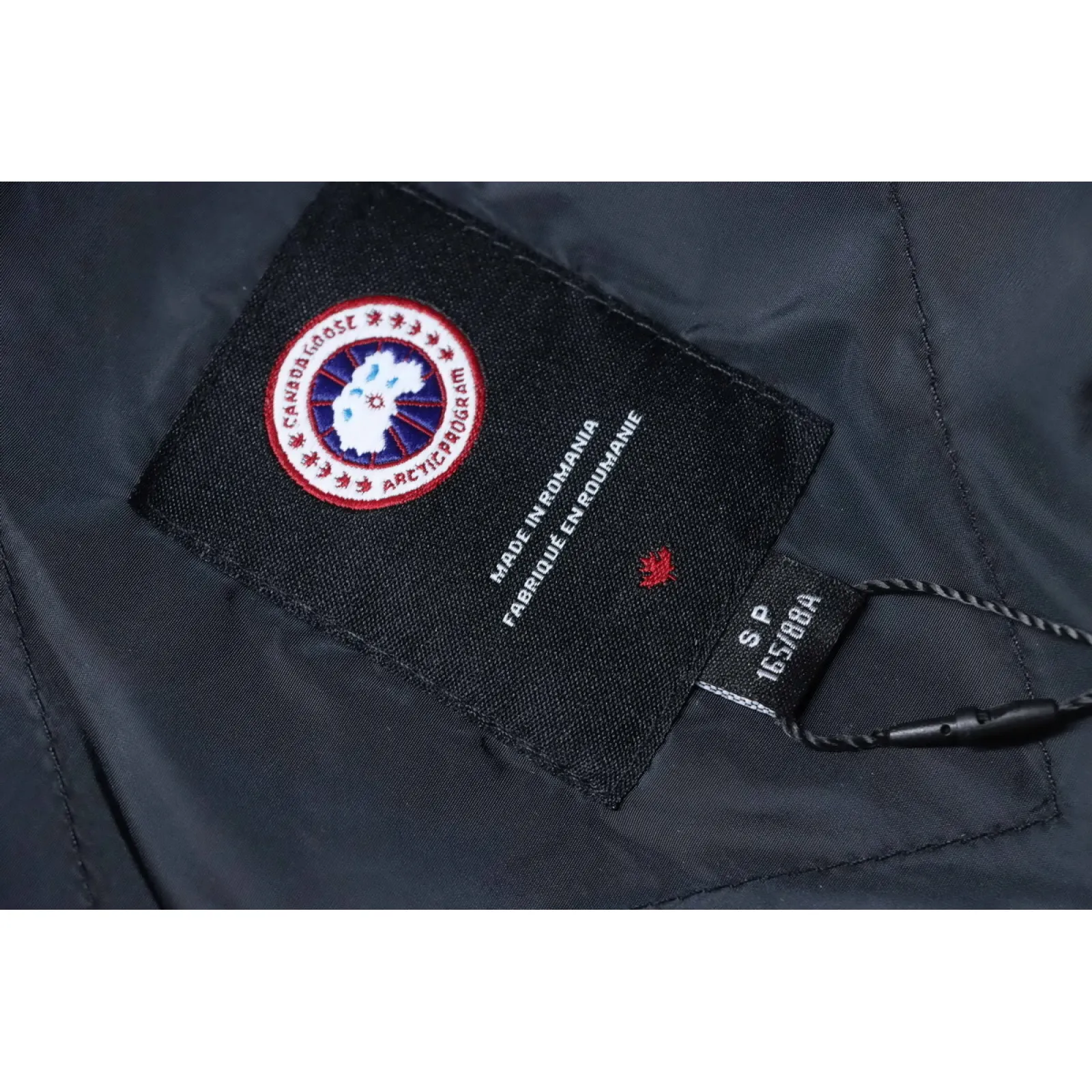 Canada goose Plaid Hooded Knit Jacket Black