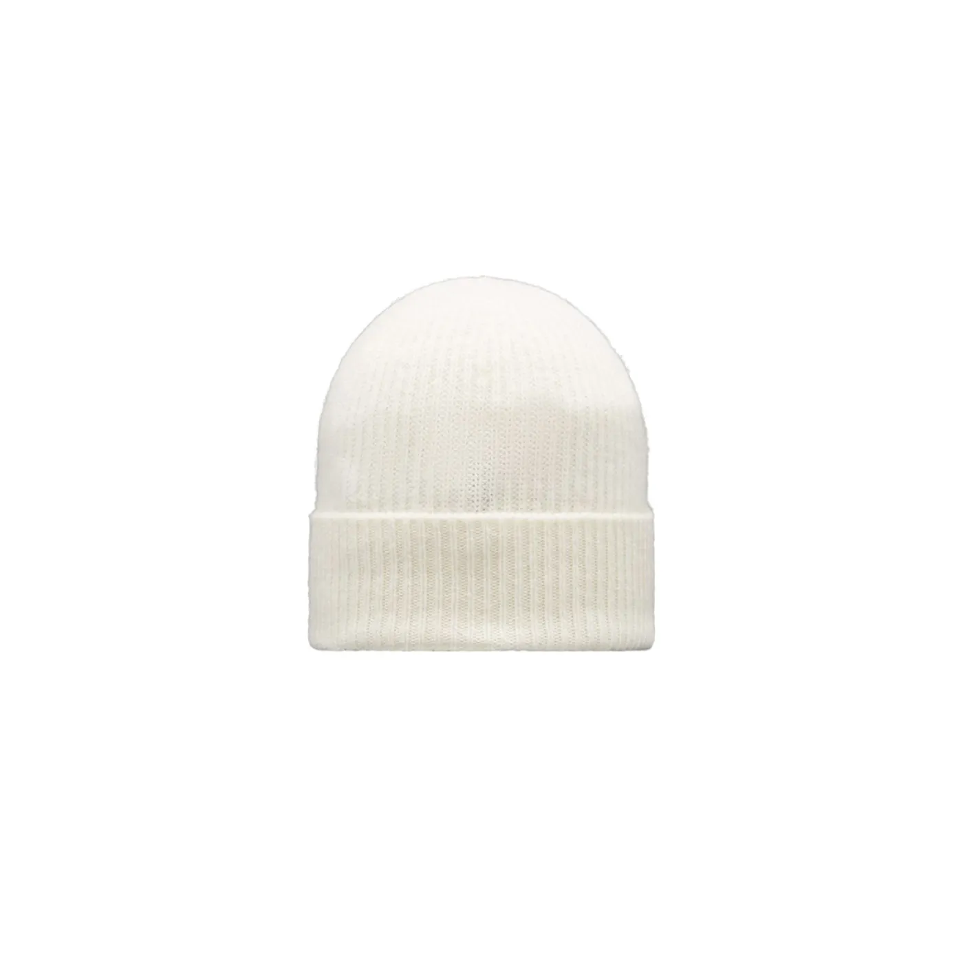 Moncler Cashmere Wool Beanie White