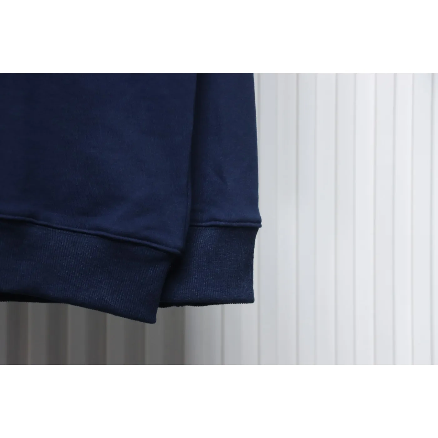 Stone Island Classic Logo Sleeve Patch Crewneck Dark Blue