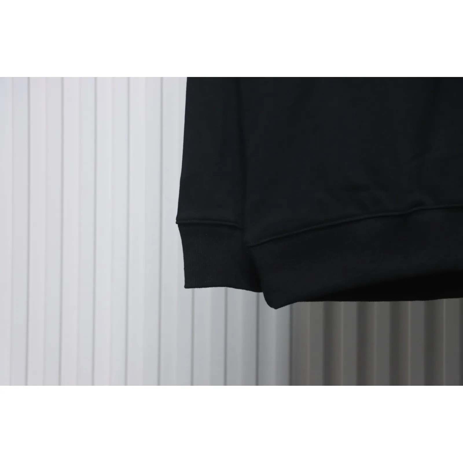 Stone Island Classic Logo Sleeve Patch Crewneck Black