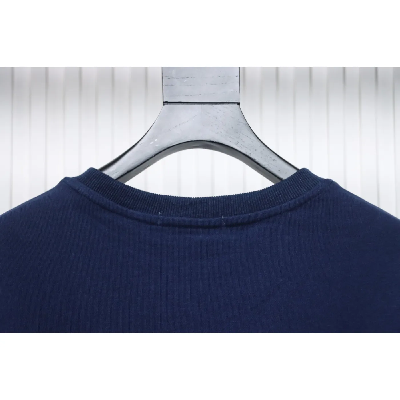Stone Island Classic Logo Sleeve Patch Crewneck Dark Blue