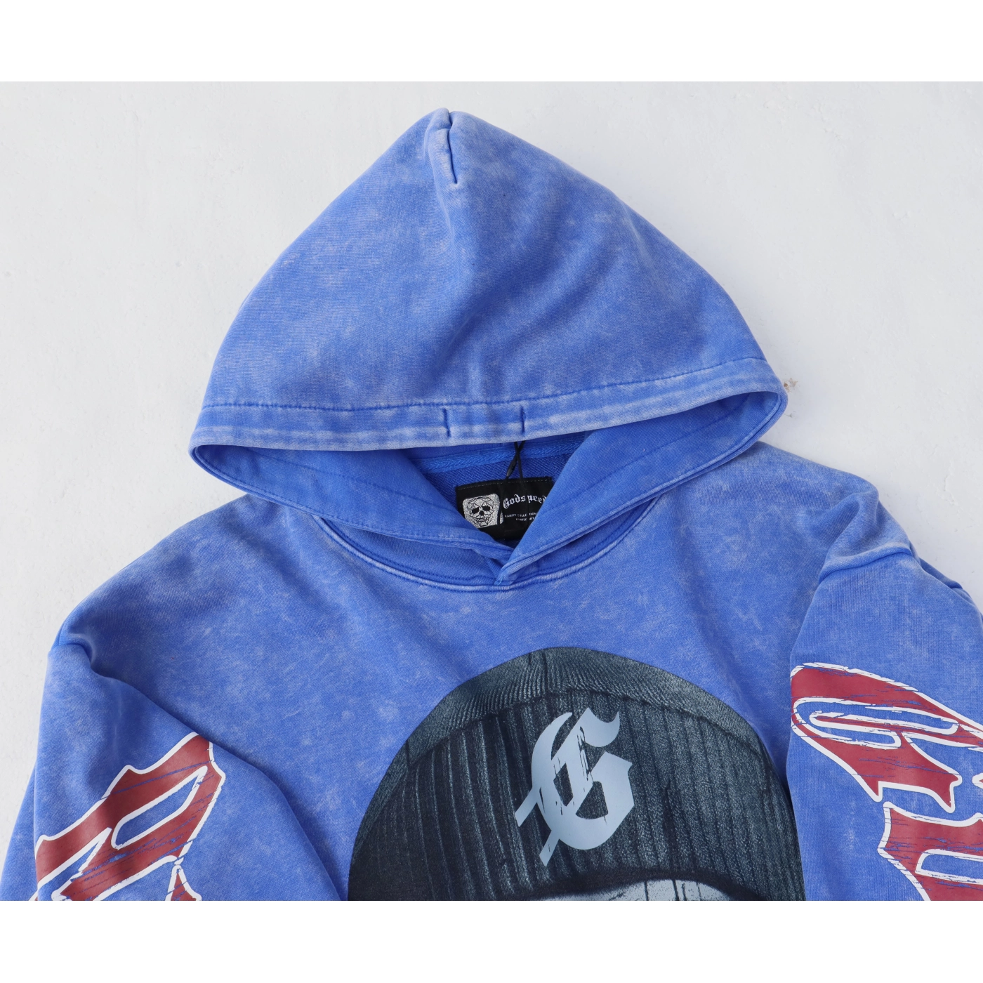 Godspeed Balaclava Szn Hoodie Washed Blue