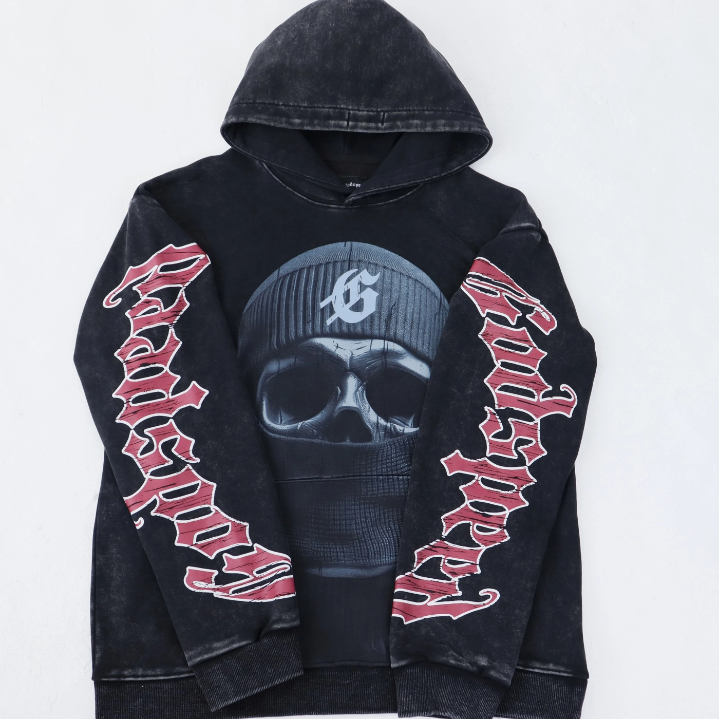 Godspeed Balaclava Szn Hoodie Washed Black