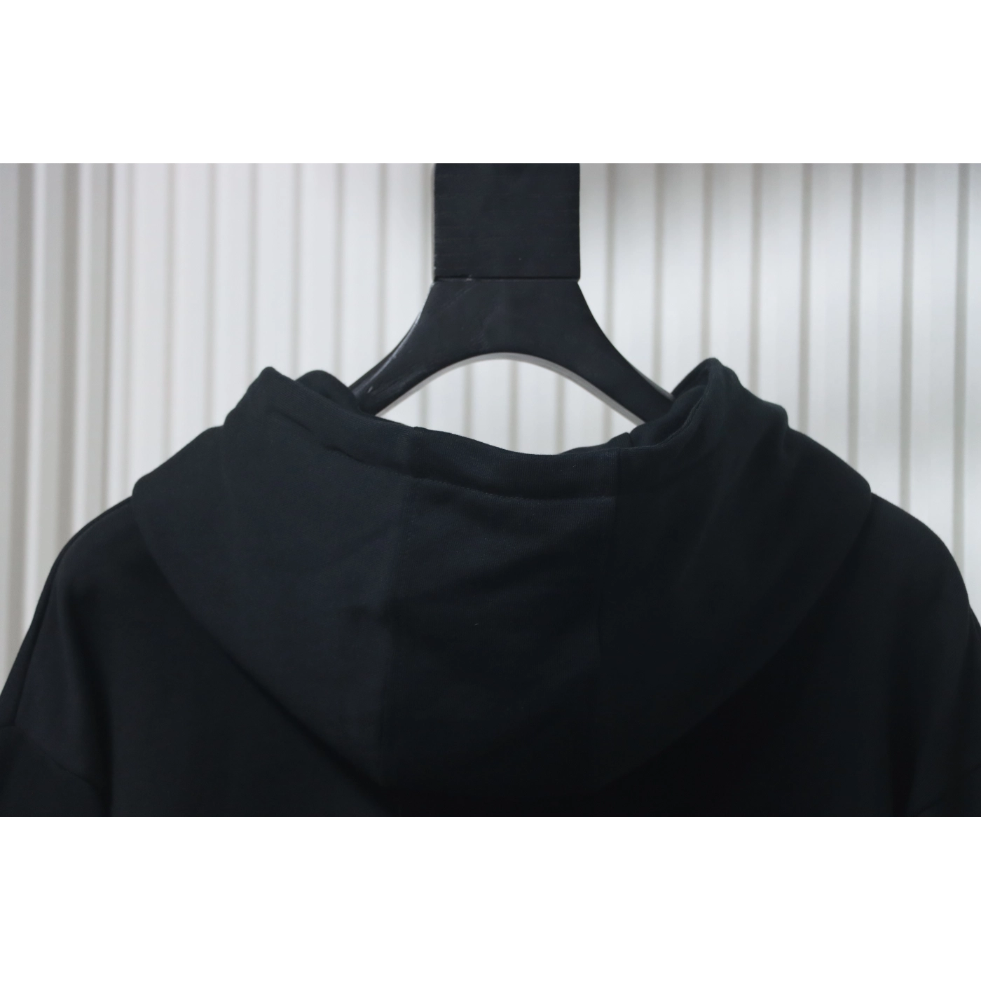 Gucci Musical Note Signature Logo Letter Embroidered Hoodie Black