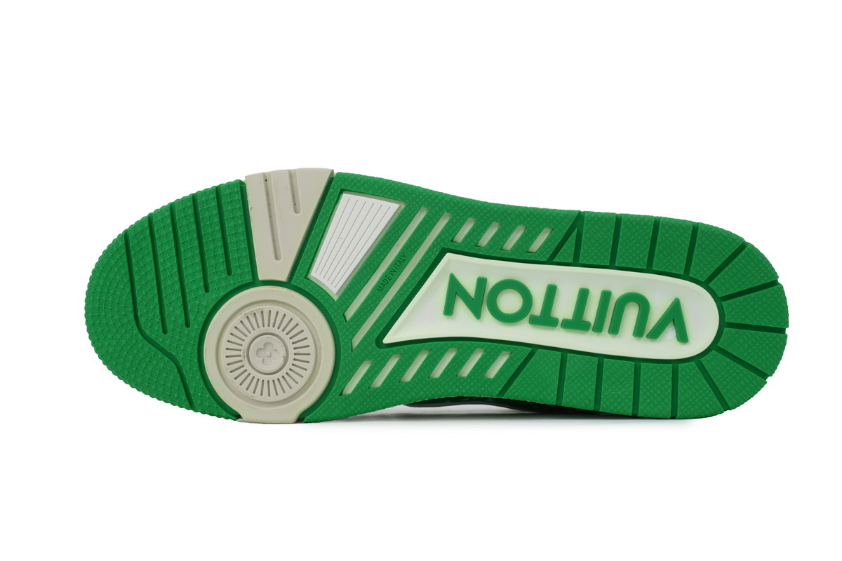 Louis Vuitton Trainer Green Monogram