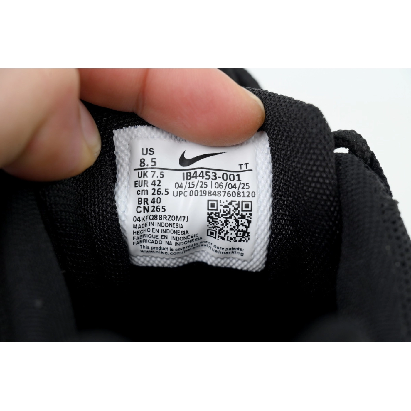 Undefeated x Nike Air Max 95 Black IB4453-001