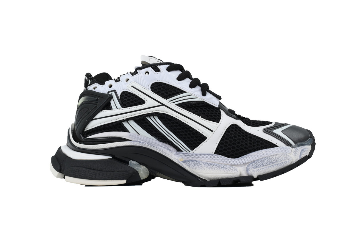 Balenciaga Runner Sneaker White Black 772774 W3RMU 9010